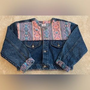 Vintage Nuevo Blue Jean Jacket - Cropped - Size Medium